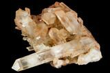 Tangerine Quartz Crystal Cluster - Madagascar #112780-1